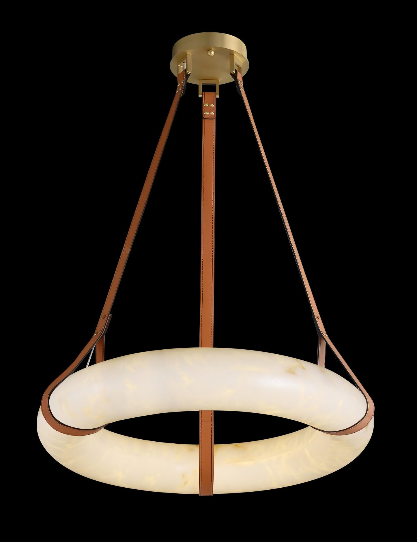 Modern Marble designer round LED chandelier