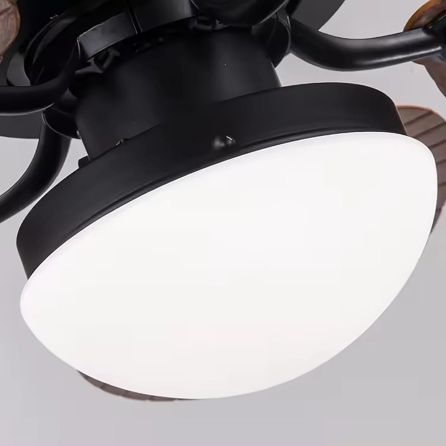 Chandelier Ceiling Leaf Fan with LED Light