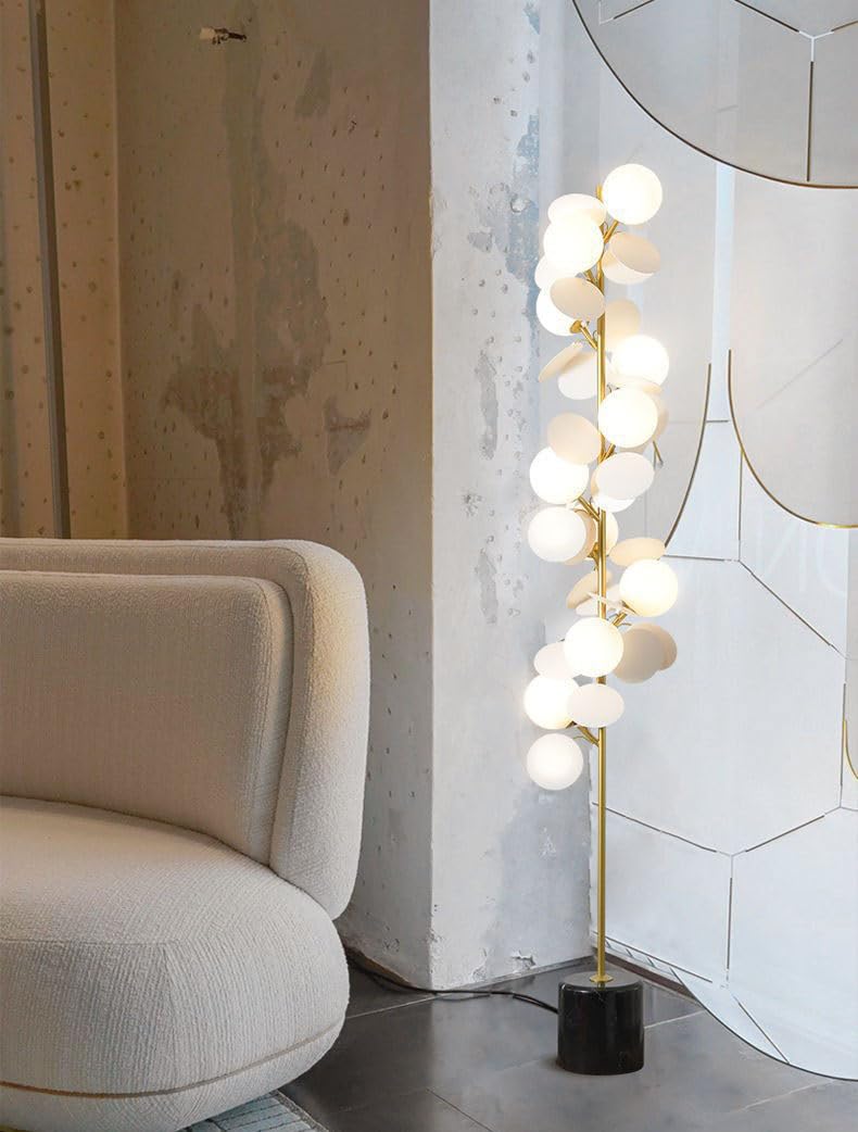 Gold Metal Floor lamp