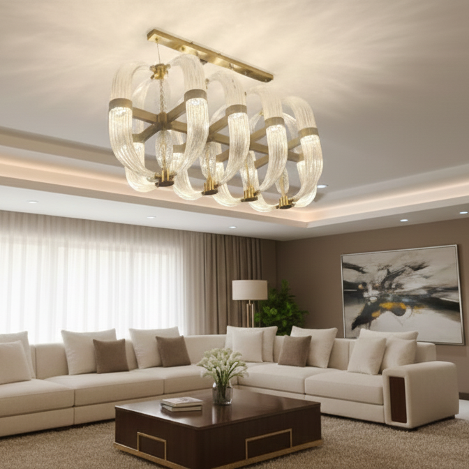 Modern Artistic Glass Chandelier