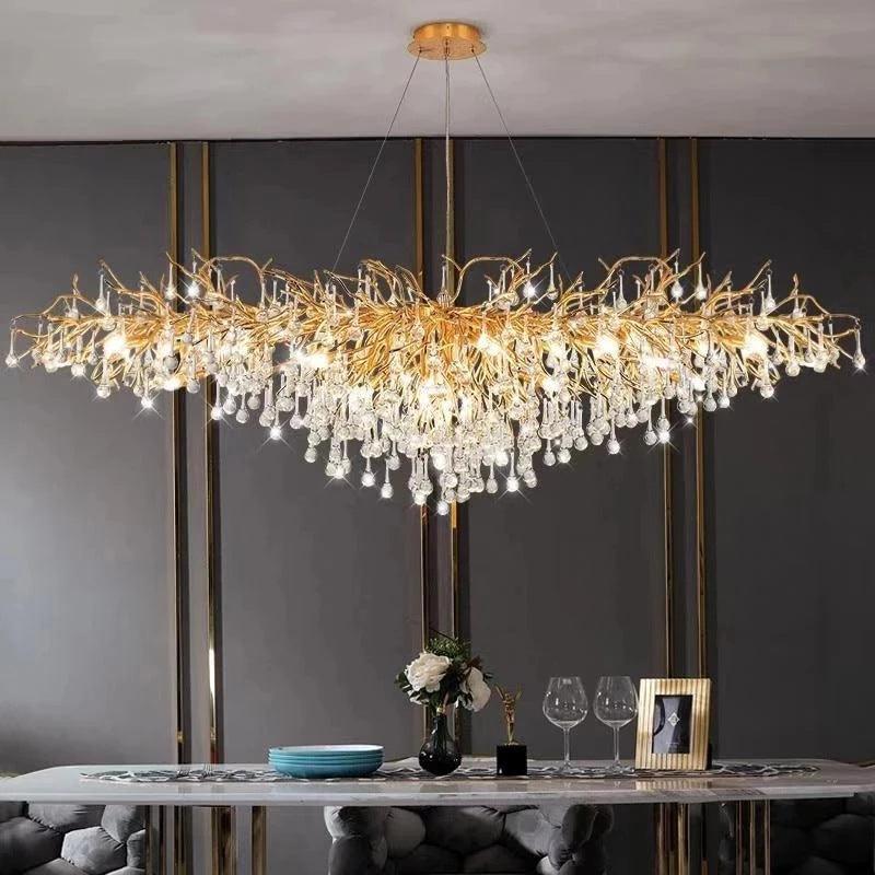 RAIN DROP MODERN CHANDELIER