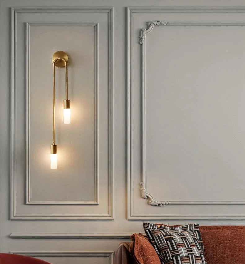 Naya Twin Drop Wall Lamp – Minimalist Luxe Illumination