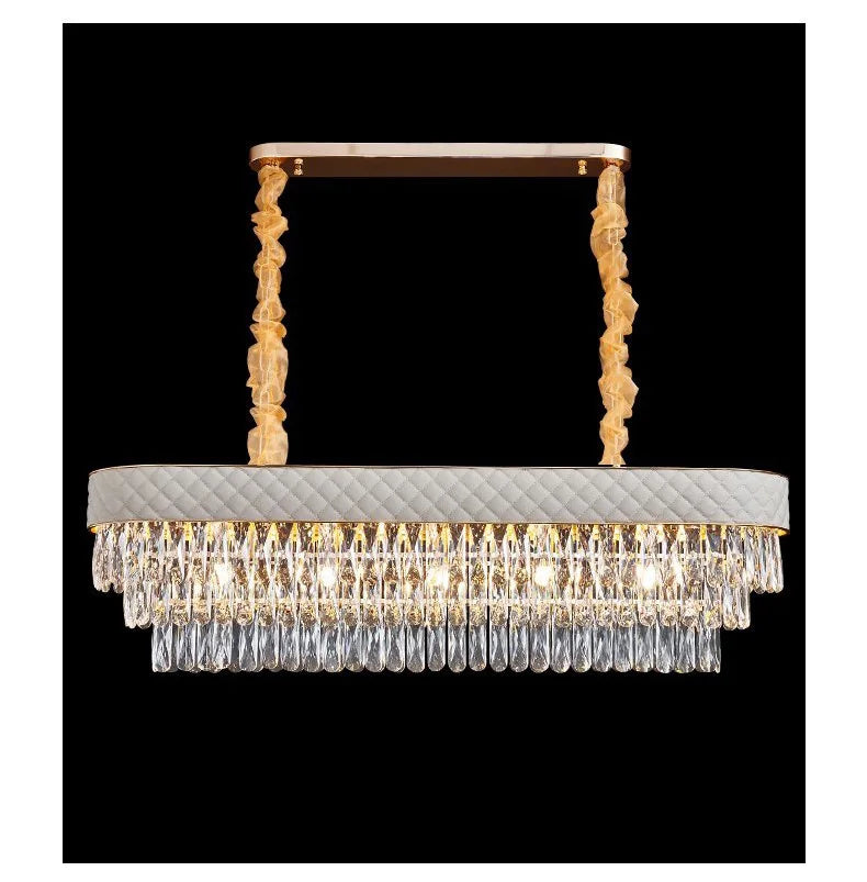 MOSQUE LEATHER LINEAR CHANDELIER