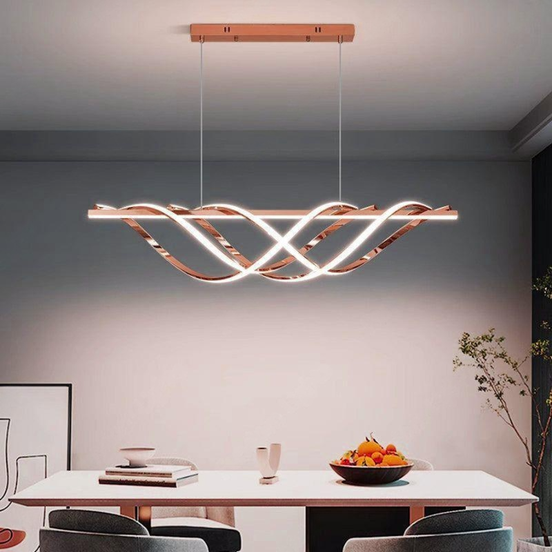 Rose Gold Modern LED Light Chandelier