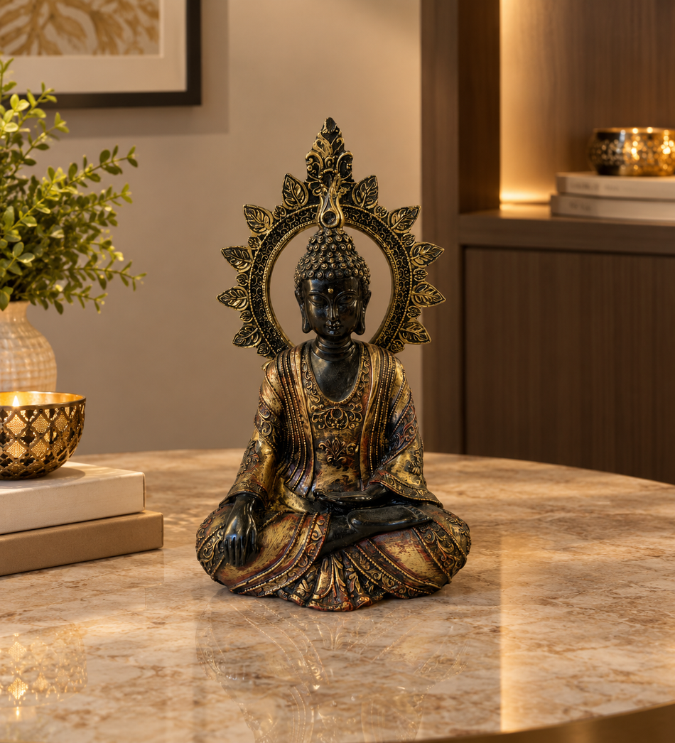 Meditating Buddha Idol