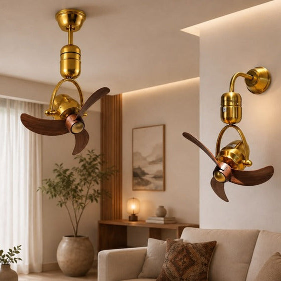 Liora Wall + Ceiling Fan Chandelier