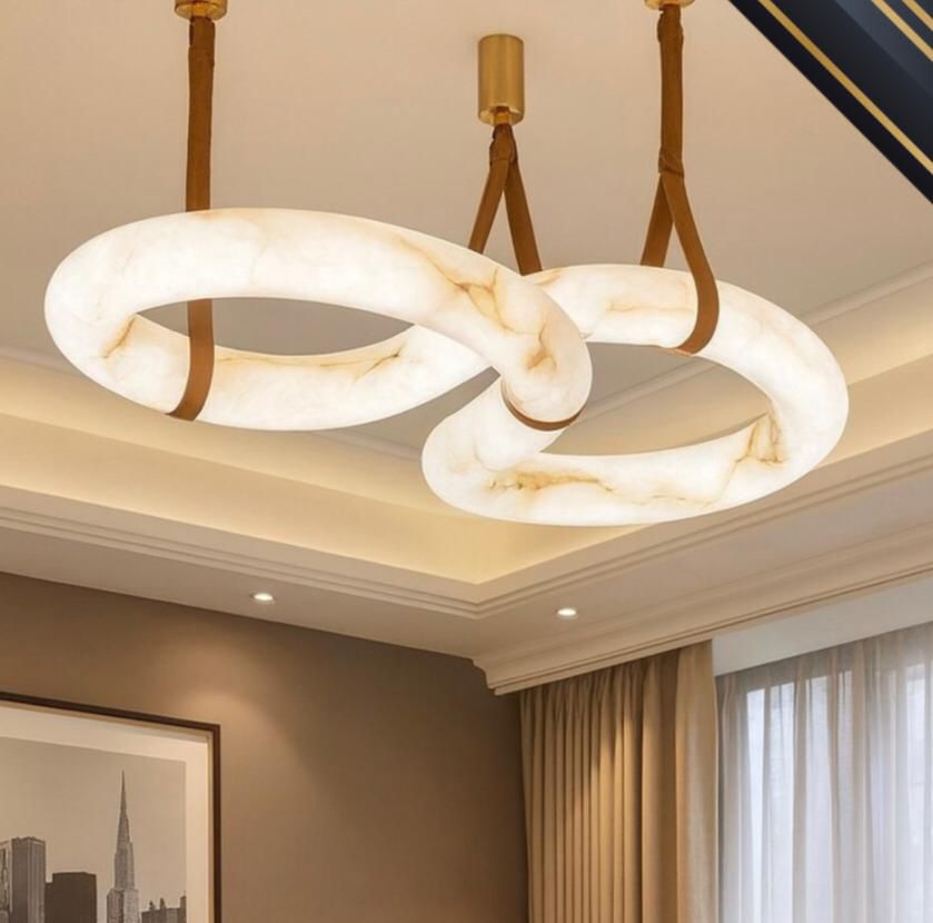 Modern Marble LED Chandelier