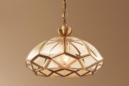PrismGlow Pendant – Vintage Glamour in Geometric Elegance