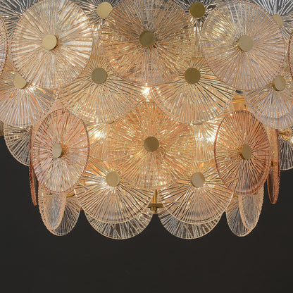 MURANO ROUND CHANDELIER LARGE