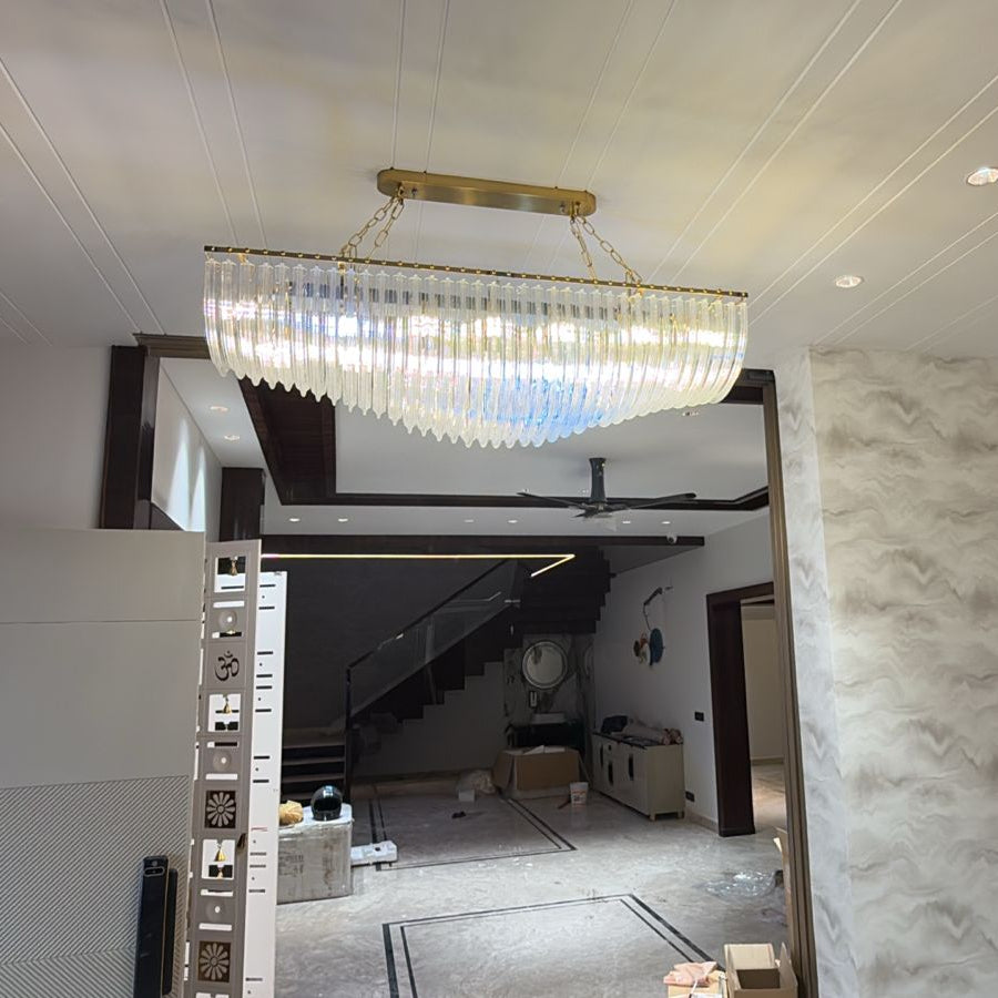 Opulent Cascade Chandelier