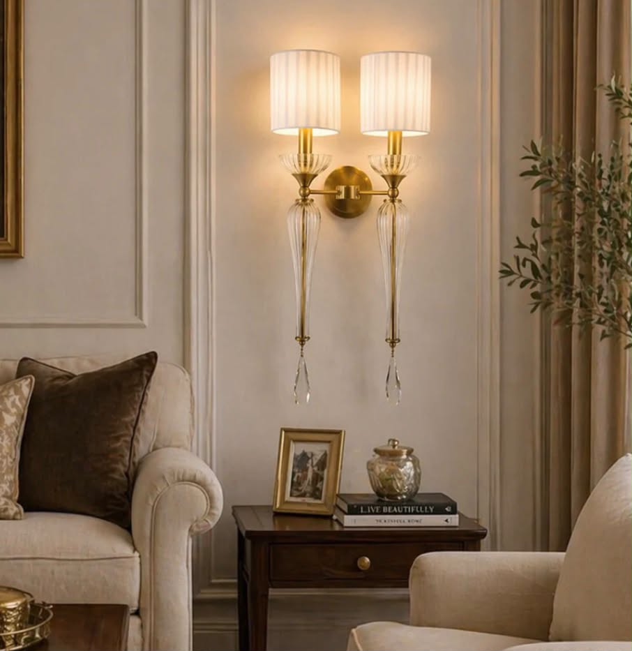Opal Grace Wall Light 2 Lights