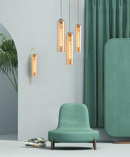 LumaGlass Cylinder Pendant – A Minimalist Glow for Modern Living