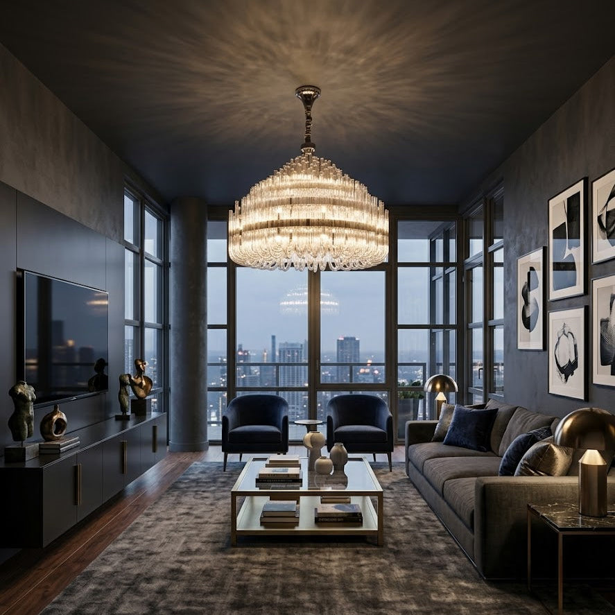 Prism Cascade Chandelier