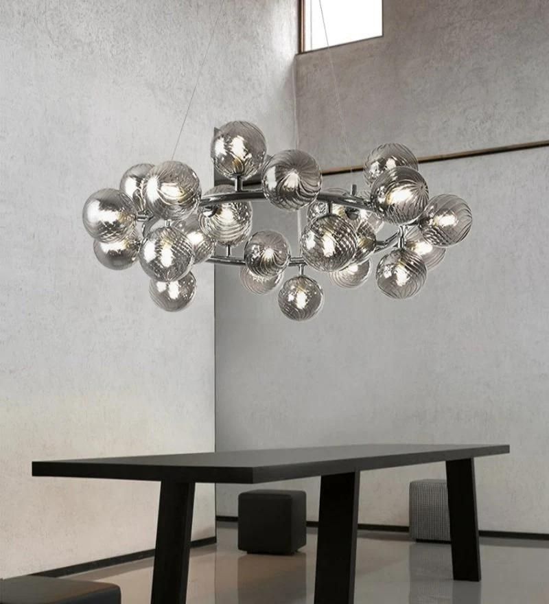 Bedazzled Round Modern Chandelier