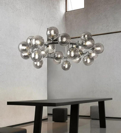 Bedazzled Round Modern Chandelier
