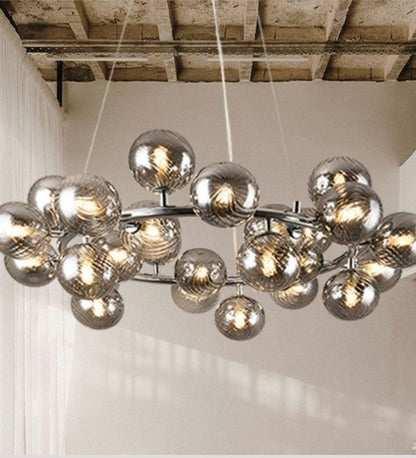 Bedazzled Round Modern Chandelier