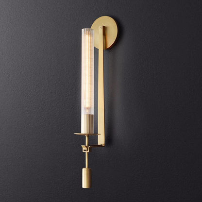 Tall Gold Cylinder Wall Light – Modern Grace with a Vintage Soul