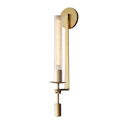 Tall Gold Cylinder Wall Light – Modern Grace with a Vintage Soul