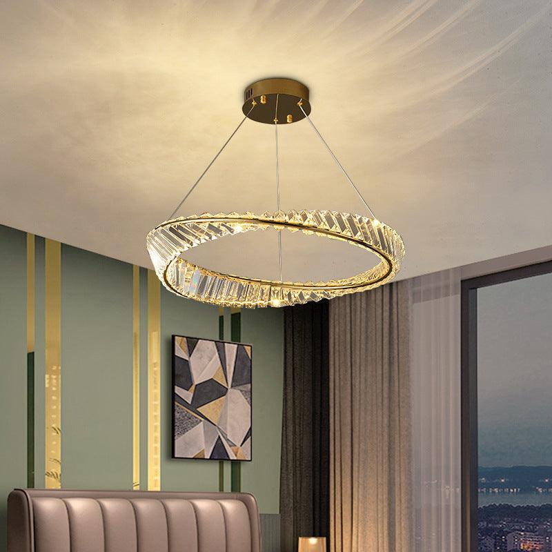 Modern LED Crystal Chandelier - 60cm