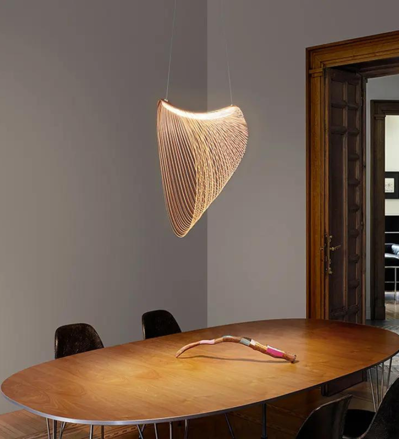 Stello Bamboo Ring Chandelier