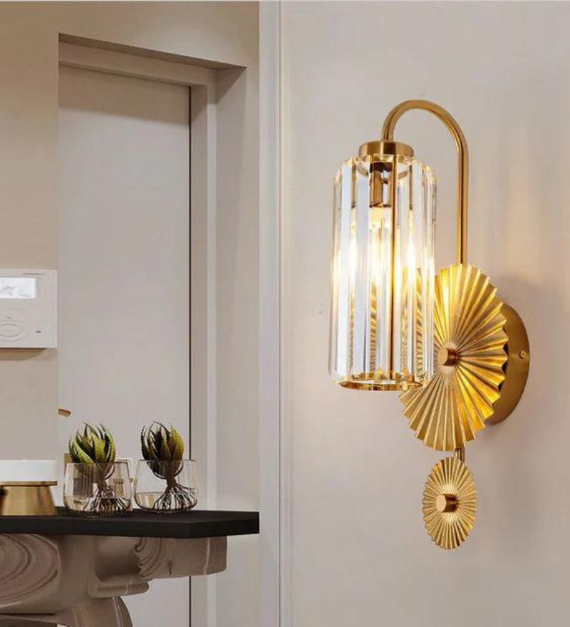Junzc Modern Crystal Wall Light