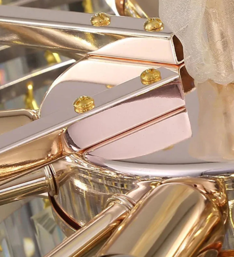 Stello Modern Round Crystal Art Chandelier - 80 CM