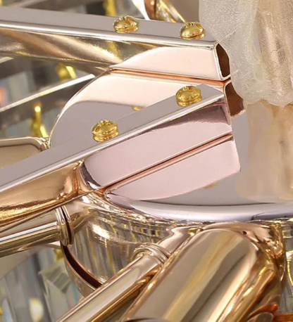 Stello Modern Round Crystal Art Chandelier - 80 CM