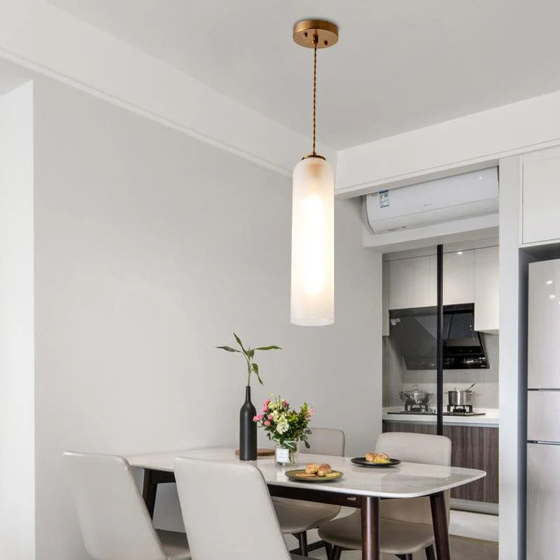 FrostGlow Pendant Light – Subtle Sophistication for Contemporary Spaces
