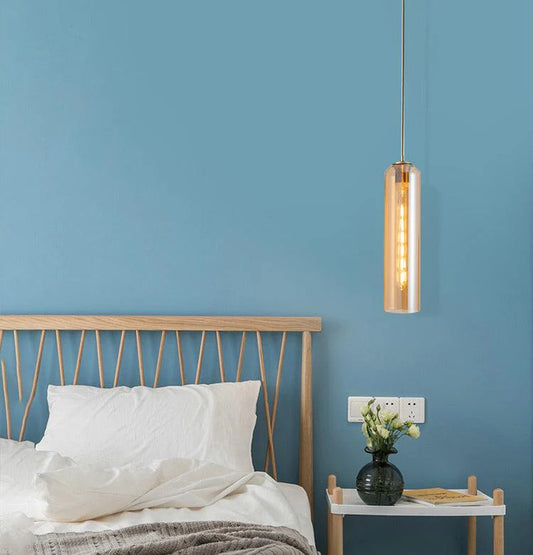 LumaGlass Cylinder Pendant – A Minimalist Glow for Modern Living