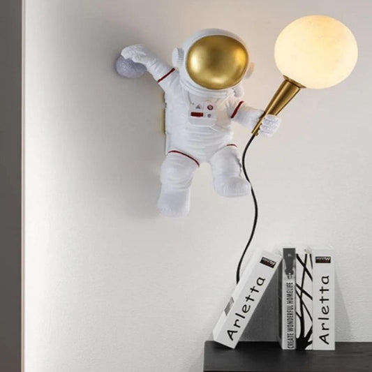 Astronaut Moon Wall Lamp