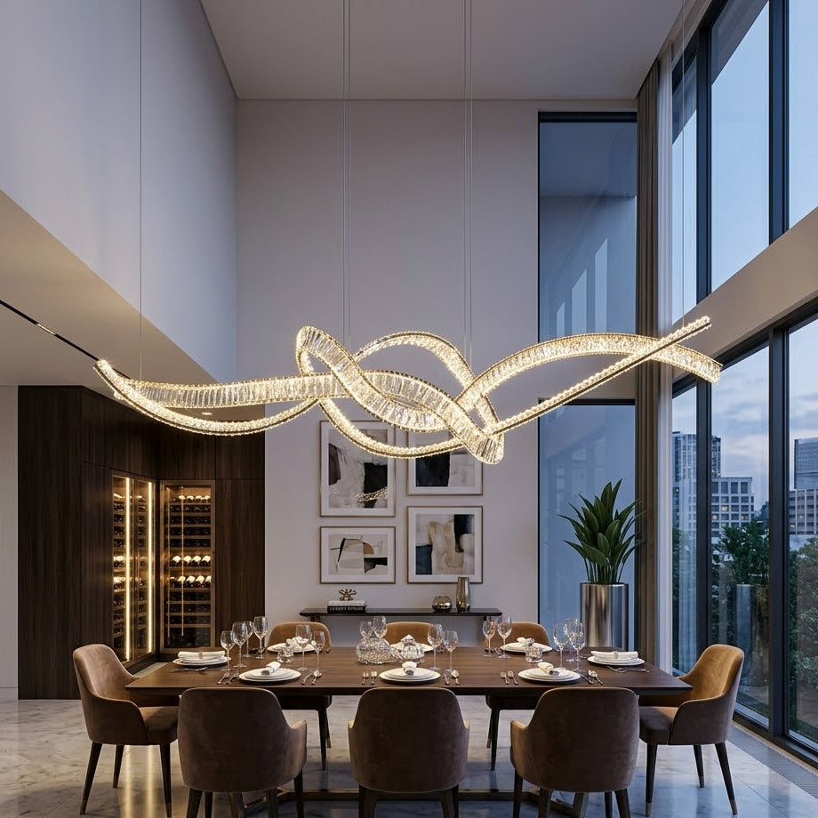 Crystal 200 Cm Chandelier