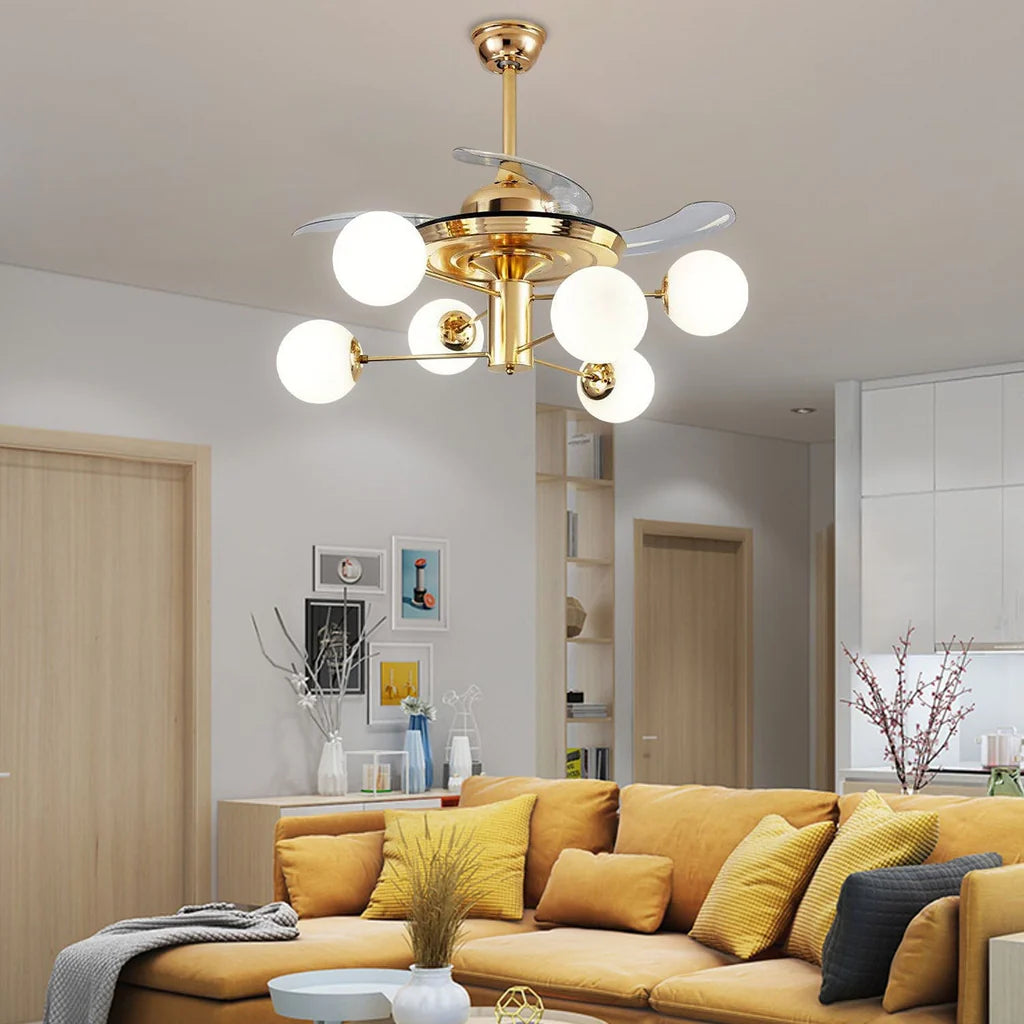MODERN FAN CHANDELIER