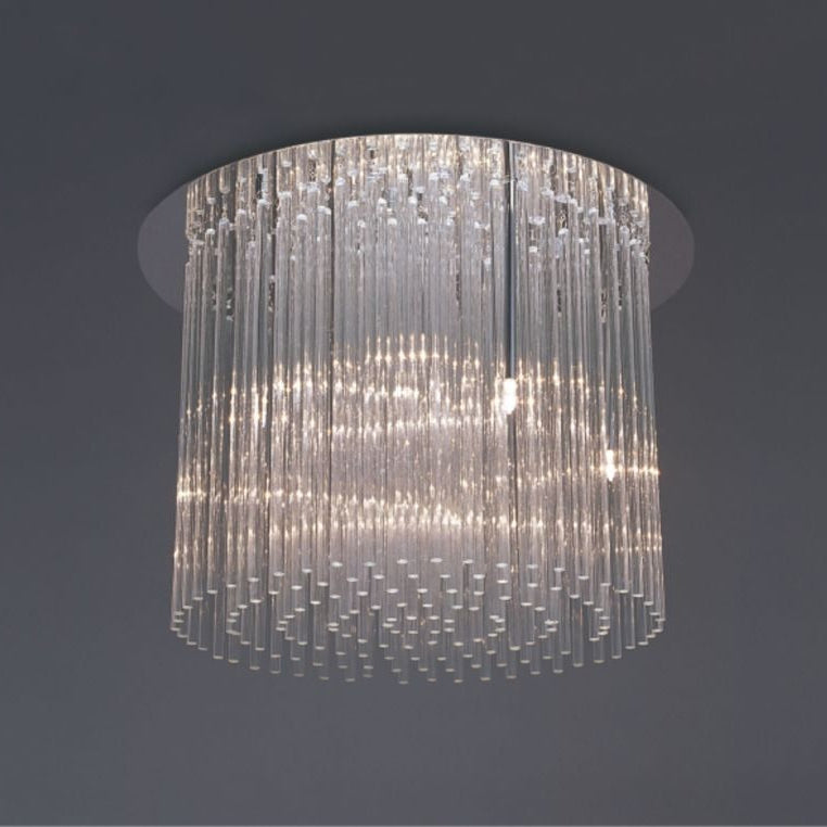 Zanthe Ceiling Round Polished Chrome