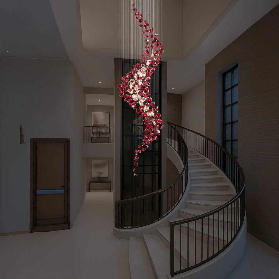 Astral Cascade Double Height Chandelier