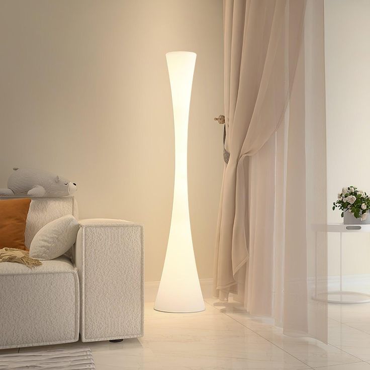 Designer White Floor Lamp