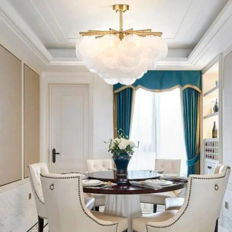 Stello White Frost Crystal chandelier 60 CM
