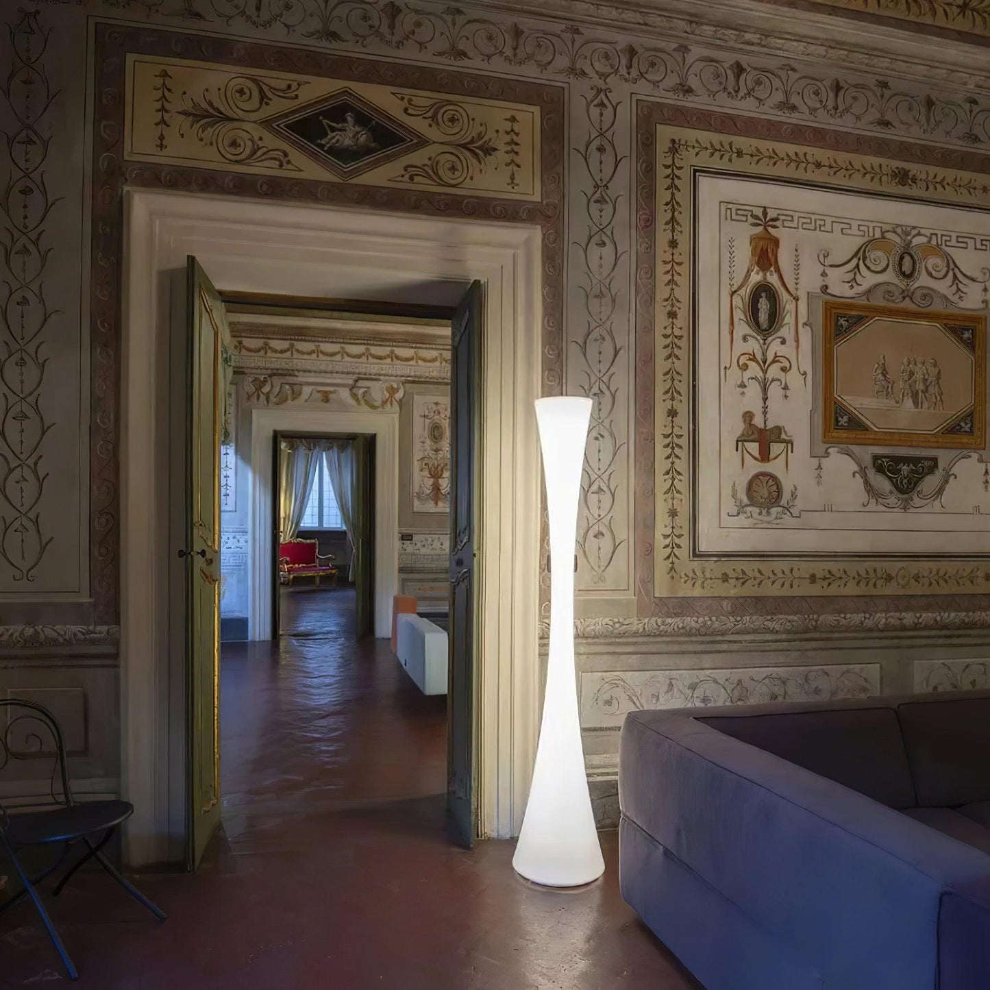 Designer White Floor Lamp