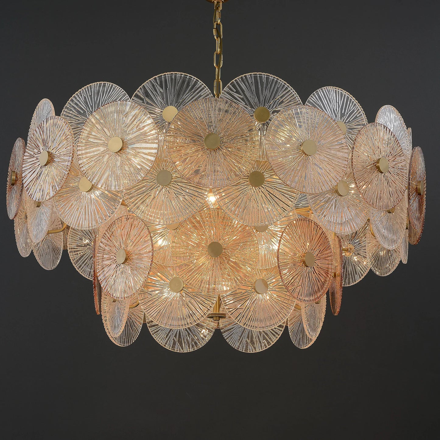 MURANO ROUND CHANDELIER LARGE