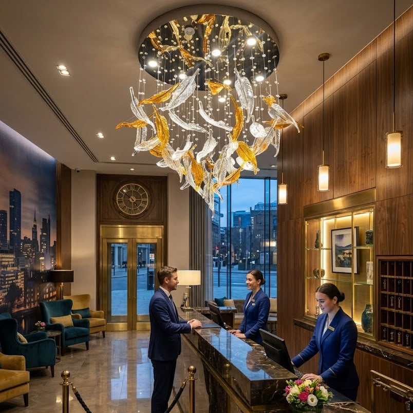 Autumn Leaves Chandelier