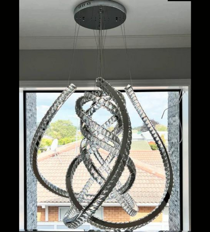 Stello Lotus LED Double Height Chandelier