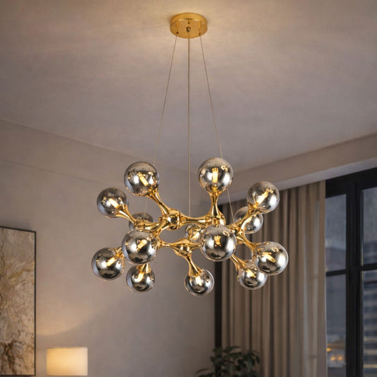Celestial Modern Round Chandelier
