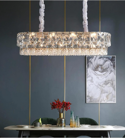 Stello Modern Round Crystal Chandelier