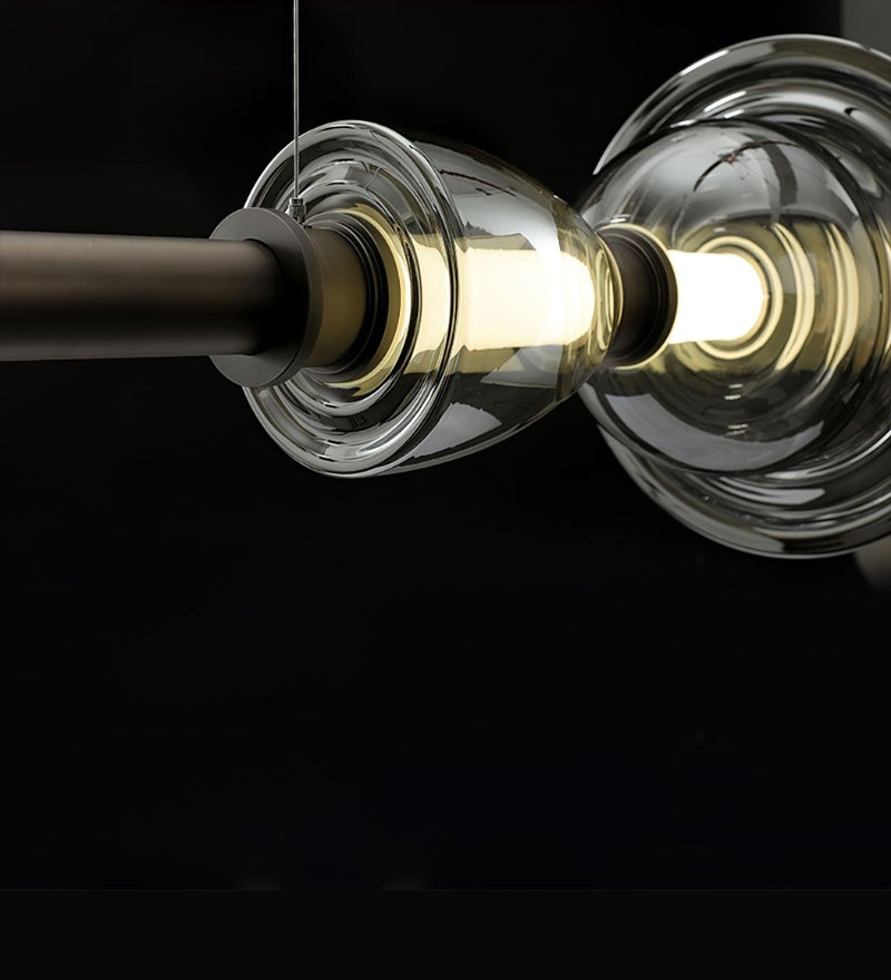 Contemporary Black Chandelier