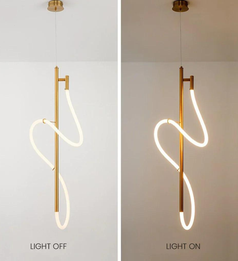 UNCUFFED Modern Hanging Light