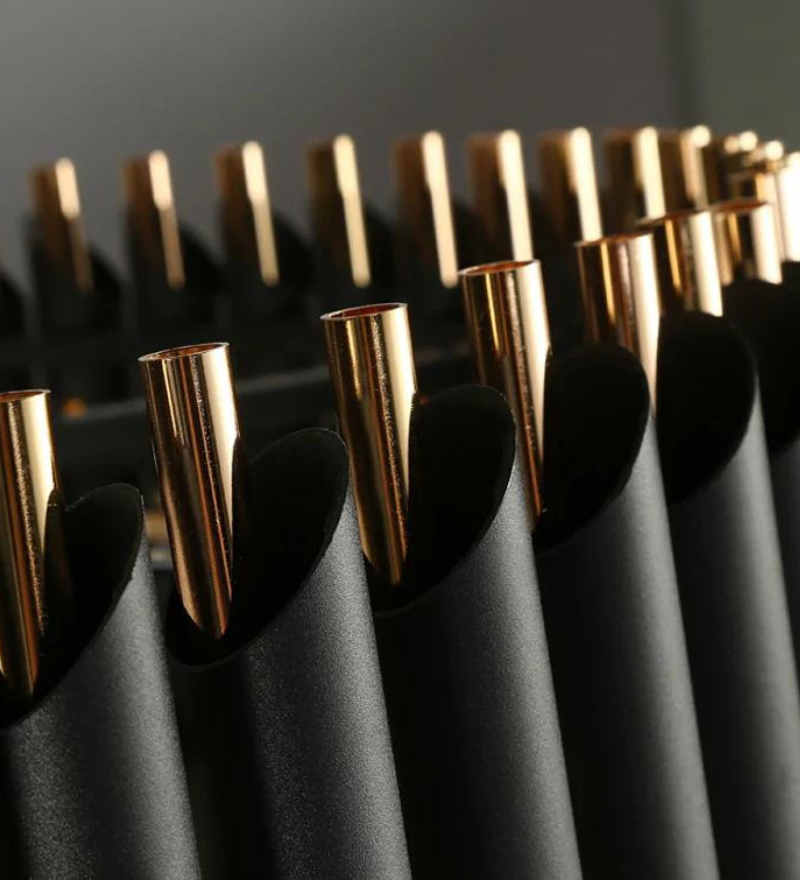 Oscuro Black Metal and Crystal Chandelier