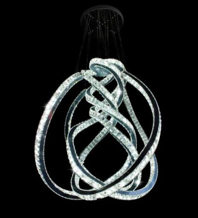 Stello Lotus LED Double Height Chandelier