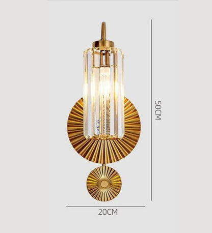 Junzc Modern Crystal Wall Light