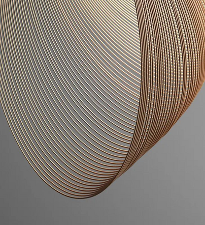 Stello Bamboo Ring Chandelier