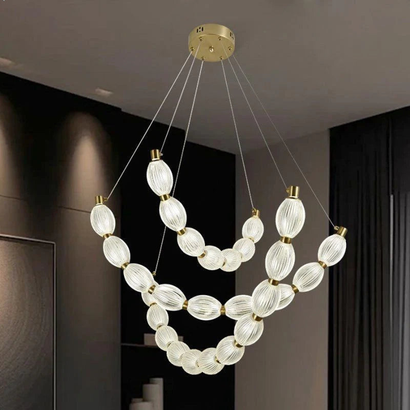 3 ball chandelier