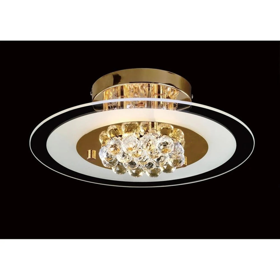 Delmar Flush Round 4 Light French Gold